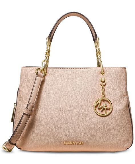 MICHAEL Michael Kors Lillie Pebble Leather Satchel 